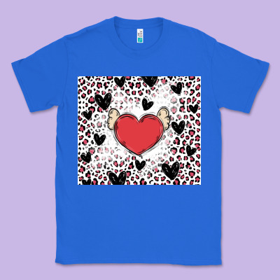 Valentine's Day Hearts Classic Tee Designed By Maliassmallbusiness