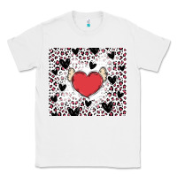 White valentine's day hearts Classic Tee - MaliasSmallBusiness