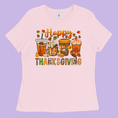 Western Happy Thanksgiving Bbs Ladies Tee Designed By Bundleandbundleshop