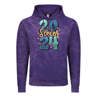 Cloud Purple senior 2024 Vintage Hoodie - MaliasSmallBusiness
