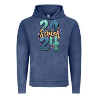 Vintage Denim senior 2024 Vintage Hoodie - MaliasSmallBusiness