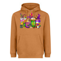 Meerkat mardi gras coffee cups cowgirl Heavyweight Hoodie - CowGirlArtShop
