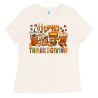 Bone western happy thanksgiving bbs Ladies Tee - BundleAndBundleShop