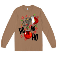 Toasted Coconut Ho ho ho skeleton Long Sleeve Tee - NancyCooperArtShop