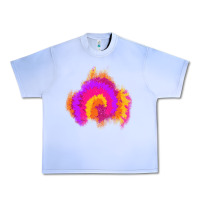 Grape Ice tie dye glitter patch Urban Heavy Tee - AdoDesignShop