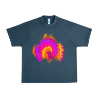 Midnight Navy tie dye glitter patch Urban Heavy Tee - AdoDesignShop