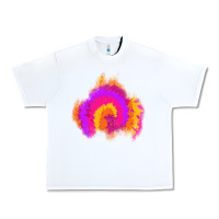 White tie dye glitter patch Urban Heavy Tee - AdoDesignShop