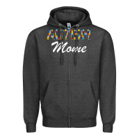 Charcoal Heather Autism mom Zipper Hoodie - Bettercallsaul