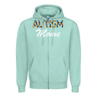 Seafoam Autism mom Zipper Hoodie - Bettercallsaul