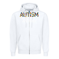 White Autism mom Zipper Hoodie - Bettercallsaul
