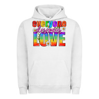 Pigment Lunar Rock Everyone Deserves Love Pride Lgbtq Urban Hoodie - BundleAndBundleShop