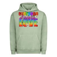 Pigment Oil Green Everyone Deserves Love Pride Lgbtq Urban Hoodie - BundleAndBundleShop