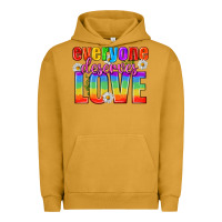 Pigment Peanut Butter Everyone Deserves Love Pride Lgbtq Urban Hoodie - BundleAndBundleShop