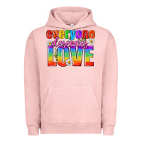 Pigment Salmon Everyone Deserves Love Pride Lgbtq Urban Hoodie - BundleAndBundleShop