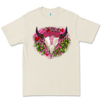 Bone bull skull cactus valentines Premium Tee - JahusDesignShop