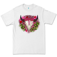 Bull Skull Cactus Valentines Premium Tee | Teevron