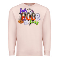 Pale Pink fab boo lous Premium Sweatshirt - CowGirlArtShop