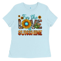 Baby Blue for the love of sunshine Ladies Tee - JahusDesignShop
