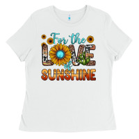 White for the love of sunshine Ladies Tee - JahusDesignShop