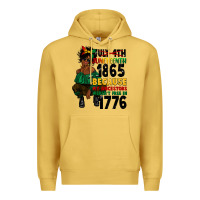 Antique Gold juneteenth 1865 because my ancestors Premium Hoodie - CowGirlArtShop