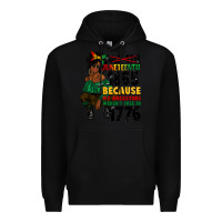 Black juneteenth 1865 because my ancestors Premium Hoodie - CowGirlArtShop