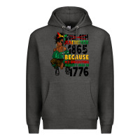 Charcoal Heather juneteenth 1865 because my ancestors Premium Hoodie - CowGirlArtShop