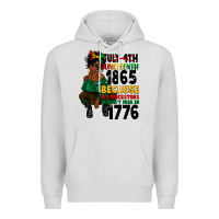 Dove Grey juneteenth 1865 because my ancestors Premium Hoodie - CowGirlArtShop