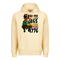 Pina Colada juneteenth 1865 because my ancestors Premium Hoodie - CowGirlArtShop