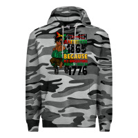 Slate Camo juneteenth 1865 because my ancestors Premium Hoodie - CowGirlArtShop