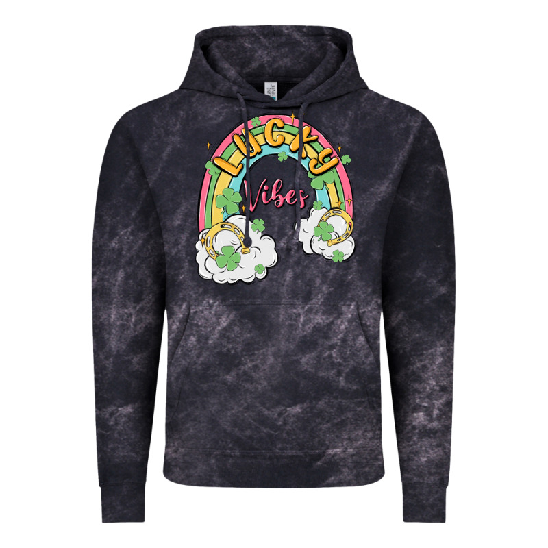 Lucky Vibes Vintage Hoodie by MaliasSmallBusiness | Teevron