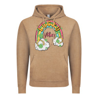 Vintage Coffee lucky vibes Vintage Hoodie - MaliasSmallBusiness