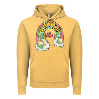Vintage Mustard lucky vibes Vintage Hoodie - MaliasSmallBusiness