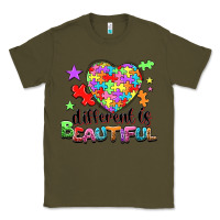 Army Green Different is beautiful Classic Tee - NancyCooperArtShop