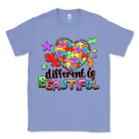 Colony Blue Different is beautiful Classic Tee - NancyCooperArtShop