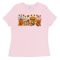Bubblegum Pink western thanksgiving coffee cups bbs Ladies Tee - BundleAndBundleShop