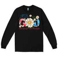 Black With God All Things Are Possible Long Sleeve Tee - MaliasSmallBusiness