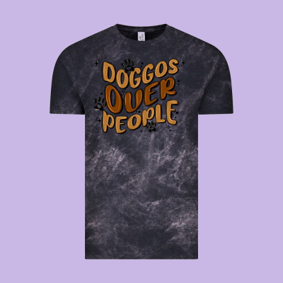 Doggos Over People Vintage Tee Designed By Maliassmallbusiness