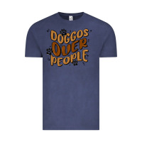 Vintage Denim doggos over people Vintage Tee - MaliasSmallBusiness