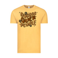 Vintage Mustard doggos over people Vintage Tee - MaliasSmallBusiness