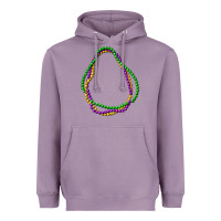 Lavender mardi gras beads Heavyweight Hoodie - CowGirlArtShop