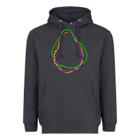 Smoke mardi gras beads Heavyweight Hoodie - CowGirlArtShop
