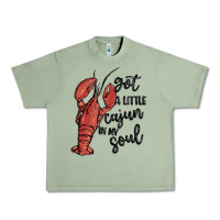 Oil Green got a little cajun in my soul Urban Heavy Tee - MaliasSmallBusiness