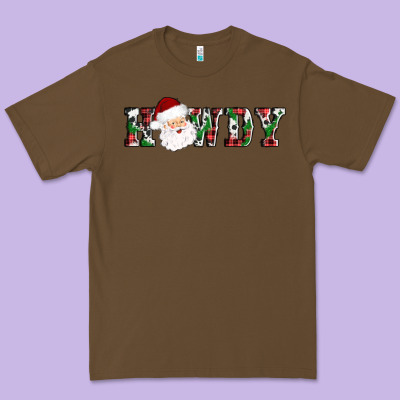 Howdy Santa Premium Tee Designed By Adodesignshop