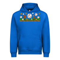 Cobalt Baseball Glove With Leopard Libbey Glass Urban Hoodie - BundleAndBundleShop