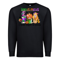 Black hocus pocus i need coffee to focus Premium Sweatshirt - CowGirlArtShop