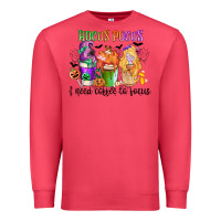 Cardinal hocus pocus i need coffee to focus Premium Sweatshirt - CowGirlArtShop
