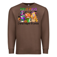 Chestnut hocus pocus i need coffee to focus Premium Sweatshirt - CowGirlArtShop