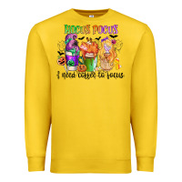 Lemon hocus pocus i need coffee to focus Premium Sweatshirt - CowGirlArtShop