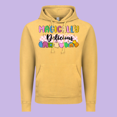 Magically Delicious Vintage Hoodie Designed By Maliassmallbusiness