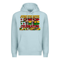 Blue Mist juneteenth celebrating black freedom Premium Hoodie - CowGirlArtShop